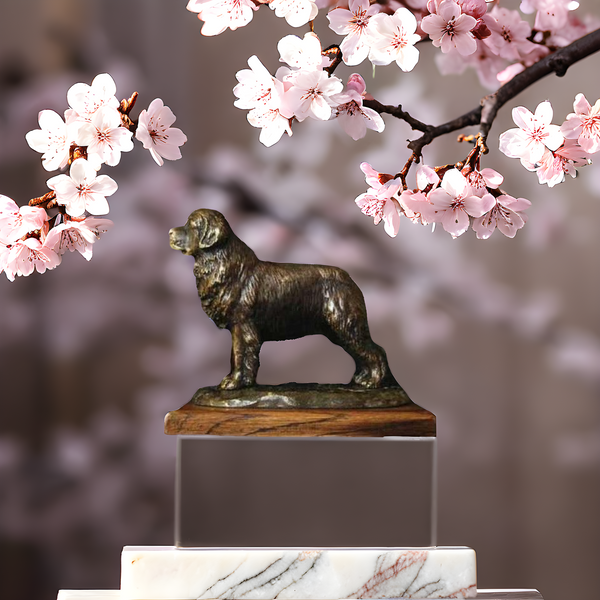 Newfoundland-statyett brons