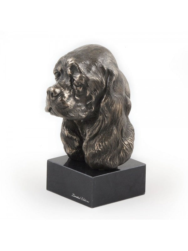 Amerikansk cocker spaniel-figurin brons