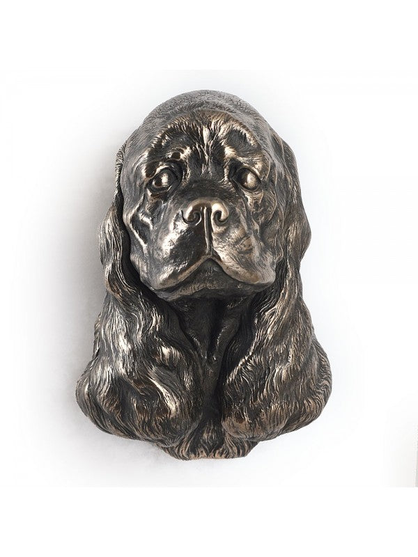 American staffordshire terrier-figurin brons