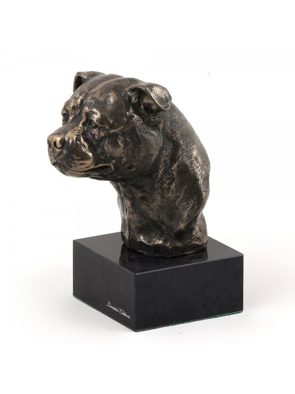 Staffordshire terrier-figurin brons