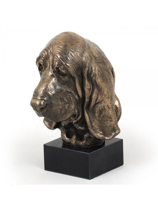 Basset hound-figurin brons