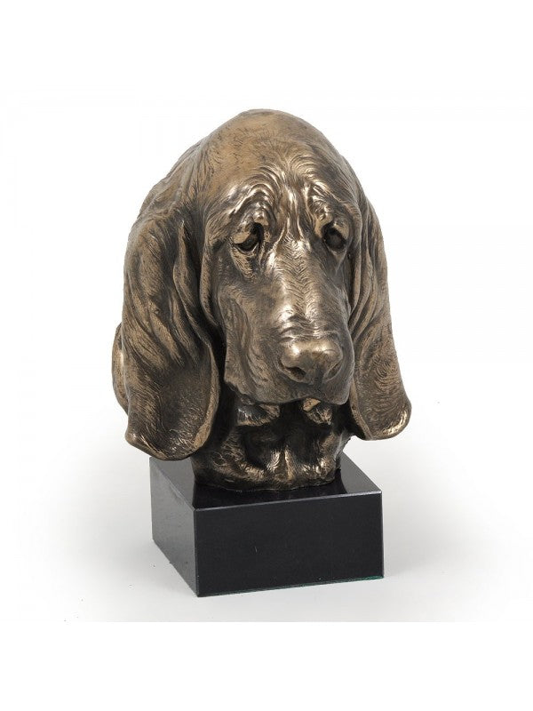 Basset hound-figurin brons