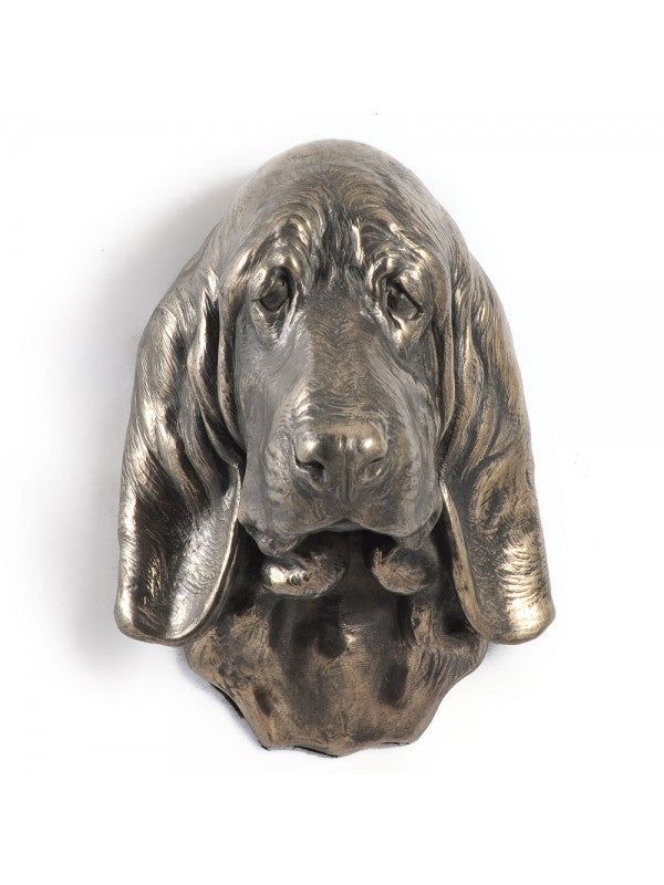 Basset hound-figurin brons