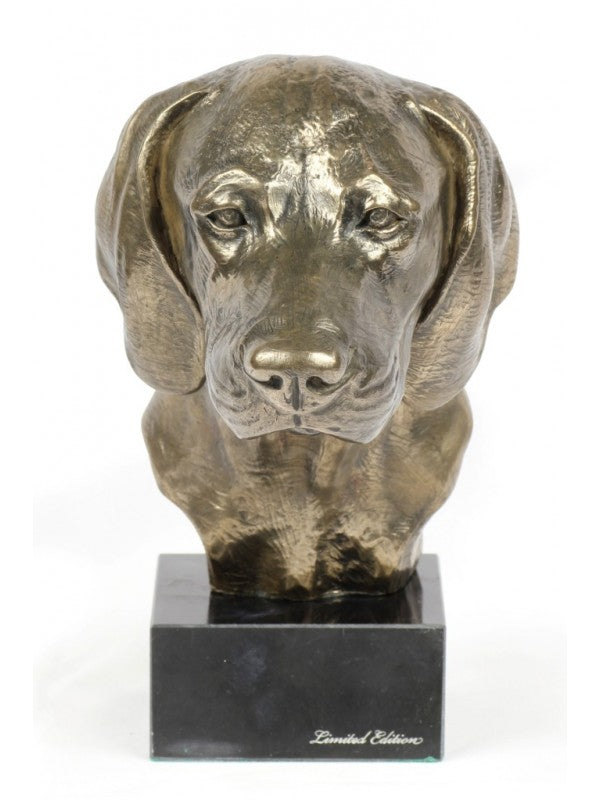 Bayersk bergshund-figurin brons