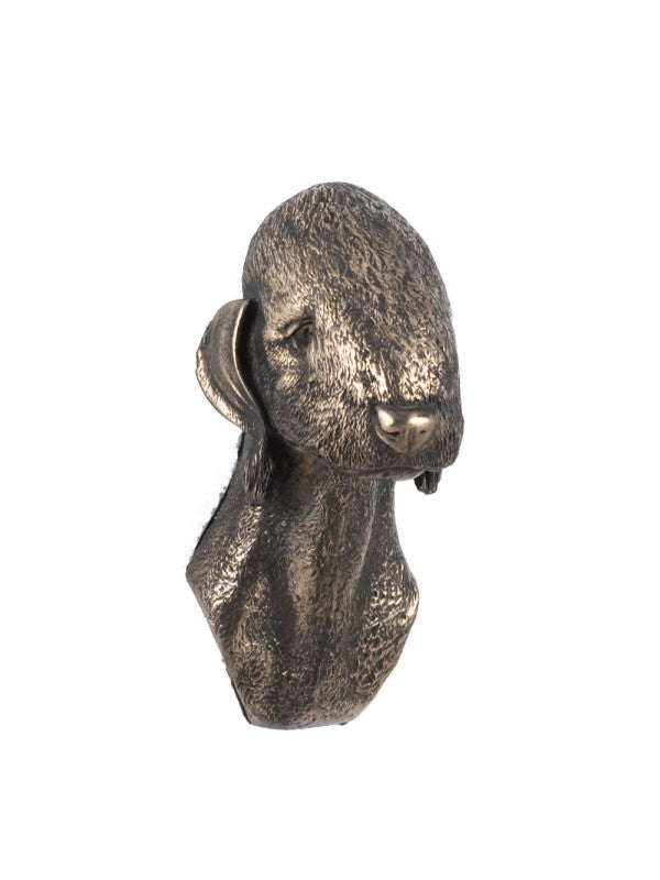 Bedlingtonterrier-figurin brons