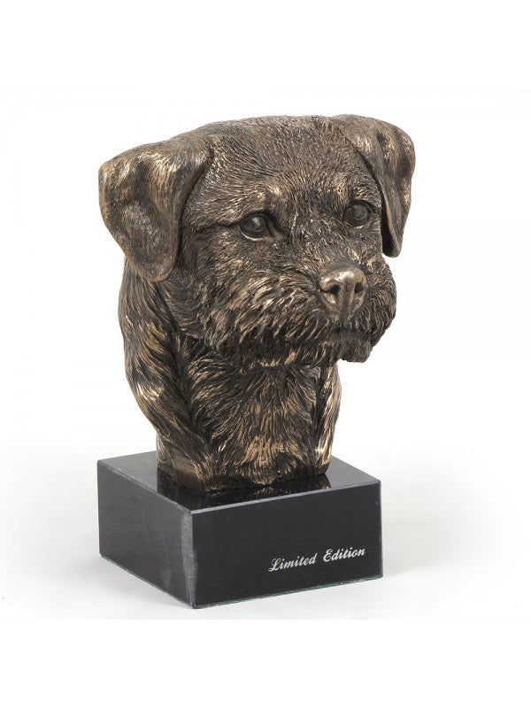 Borderterrier-figurin brons