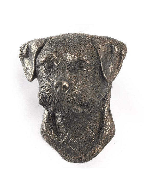 Borderterrier-figurin brons