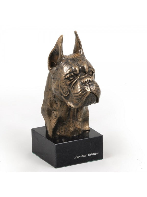 Boxer-figurin brons