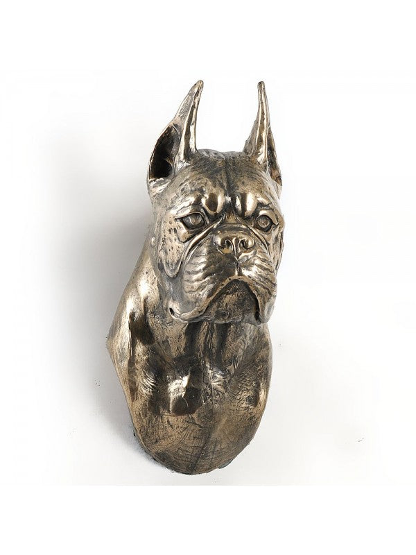 Boxer-figurin brons