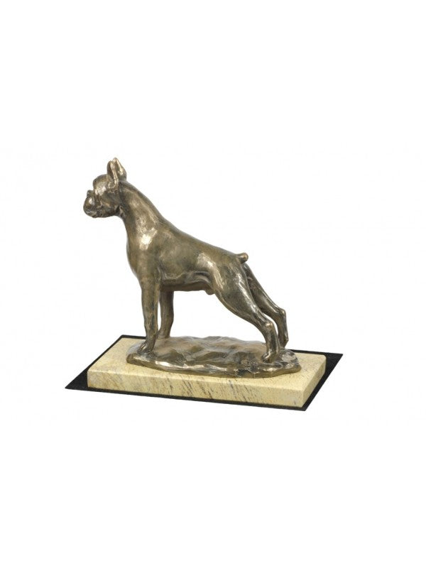 Boxer-statyett brons
