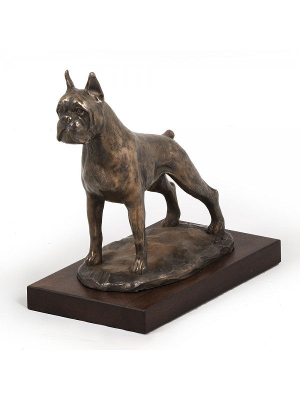 Boxer-statyett brons