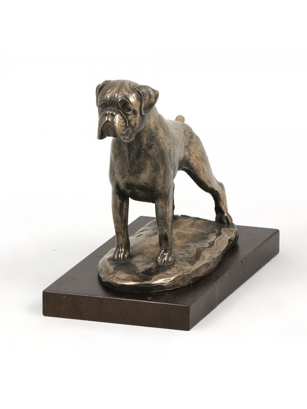 Boxer-statyett brons