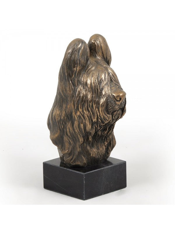 Briard-figurin brons