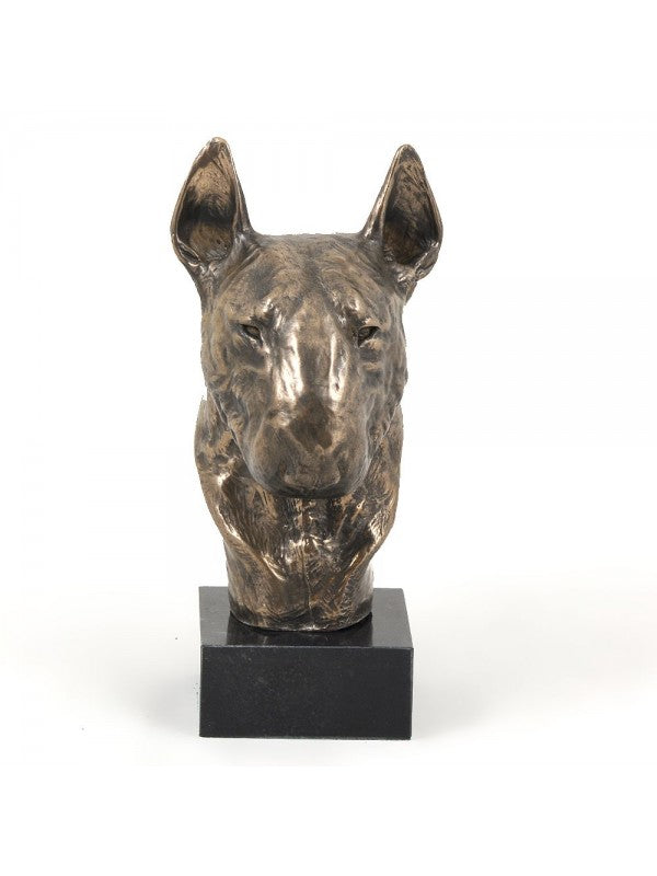 Bullterrier-figurin brons