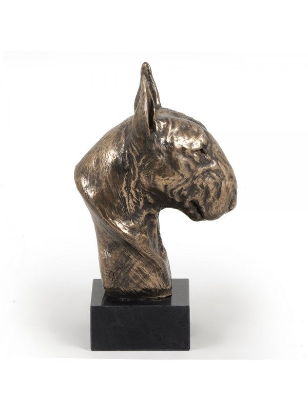Bullterrier-figurin brons