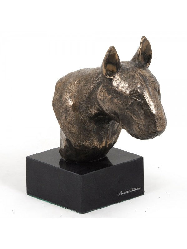 Bullterrier-figurin brons