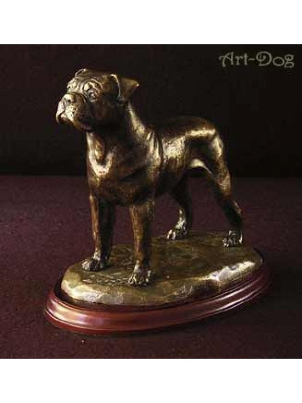 Bullmastiff - statyett bronz