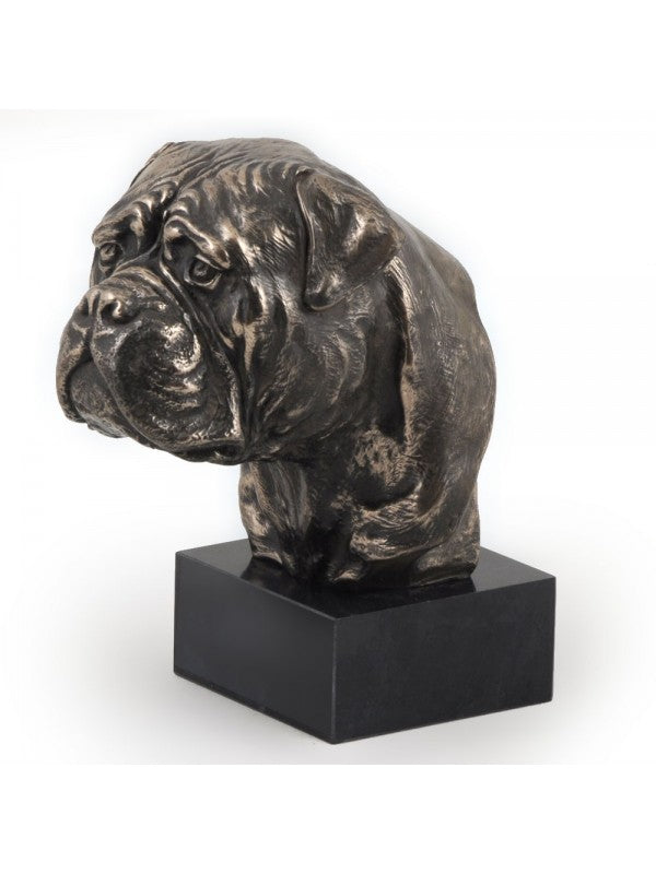 Bullmastiff-figurin brons