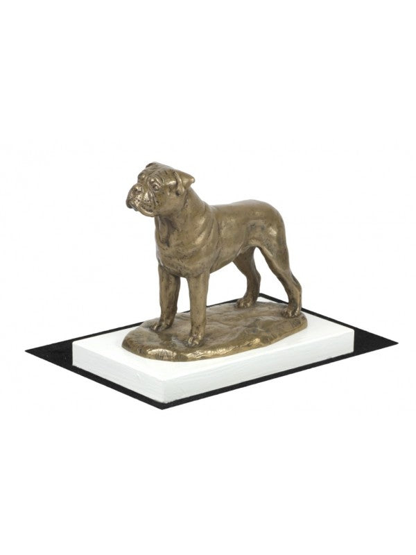 Bullmastiff-statyett brons