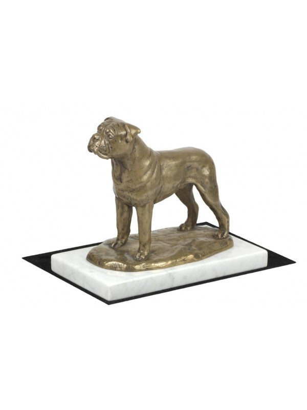 Bullmastiff-statyett brons