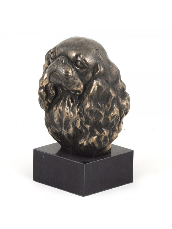 Cavalier king charles spaniel-figurin brons
