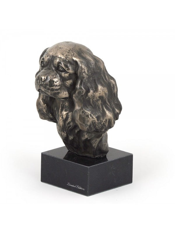Cavalier king charles spaniel-figurin brons