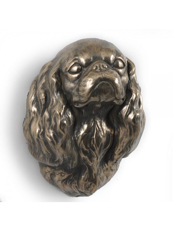 Cavalier king charles spaniel-figurin brons