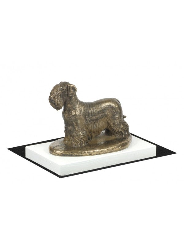 Ceskyterrier-statyett brons