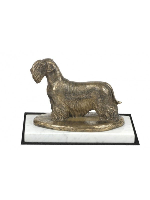 Ceskyterrier-statyett brons