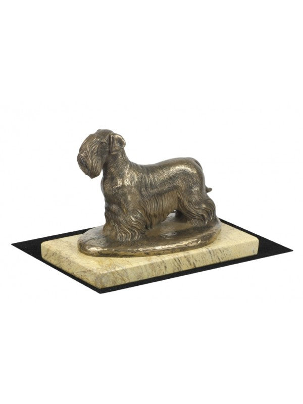 Ceskyterrier-statyett brons