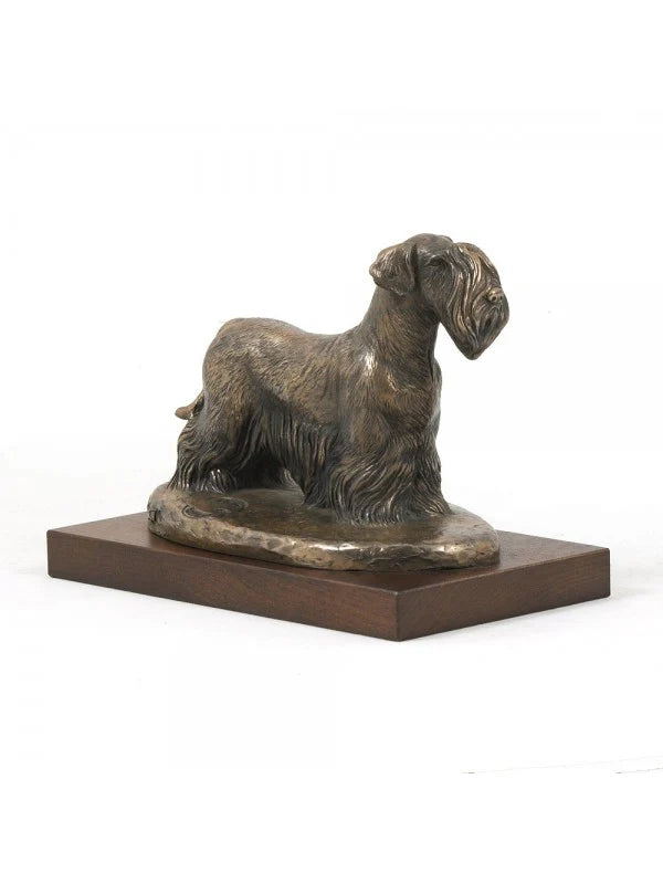Ceskyterrier-statyett brons