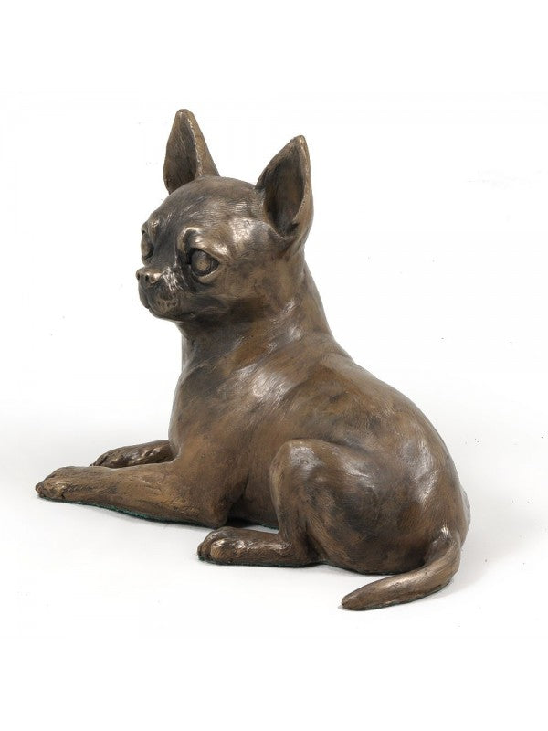 Chihuahua-statyett brons