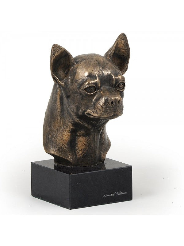 Chihuahua korthårig-figurin brons