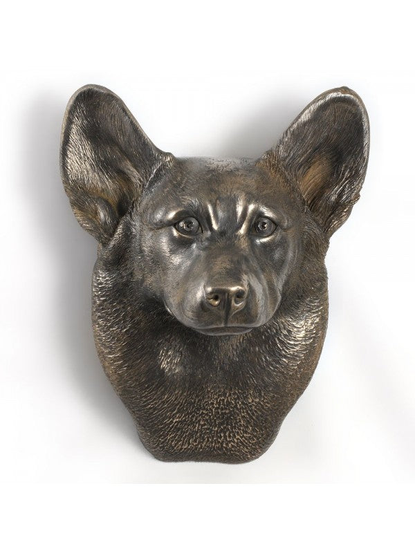 Welsh corgi pembroke-figurin brons