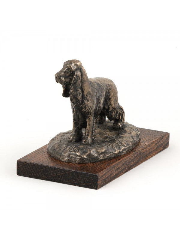 Cocker spaniel-statyett brons