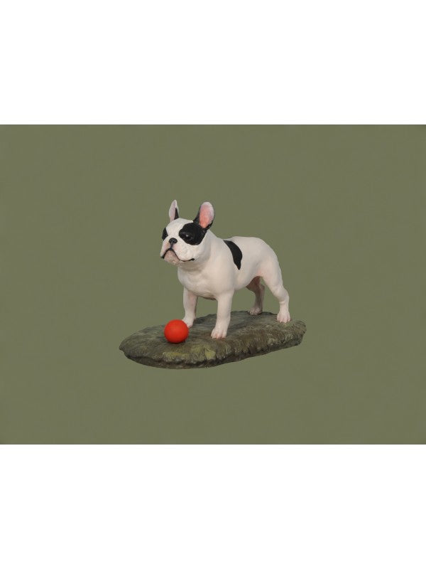 Fransk bulldogg-miniatyr brons