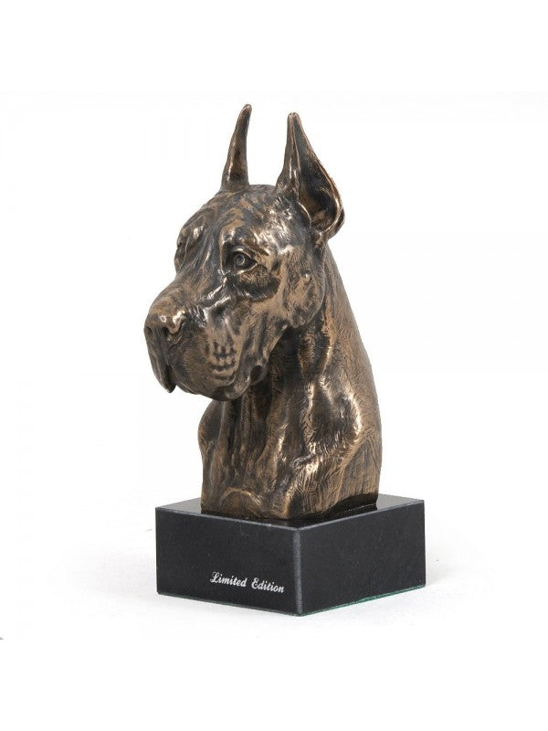 Grand danois-figurin brons