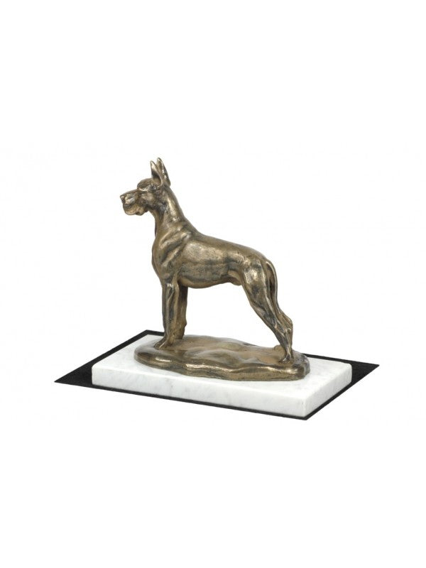 Grand danois-statyett brons