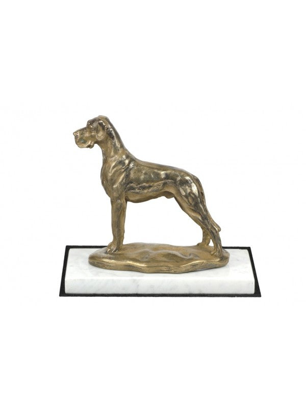 Grand danois-statyett brons