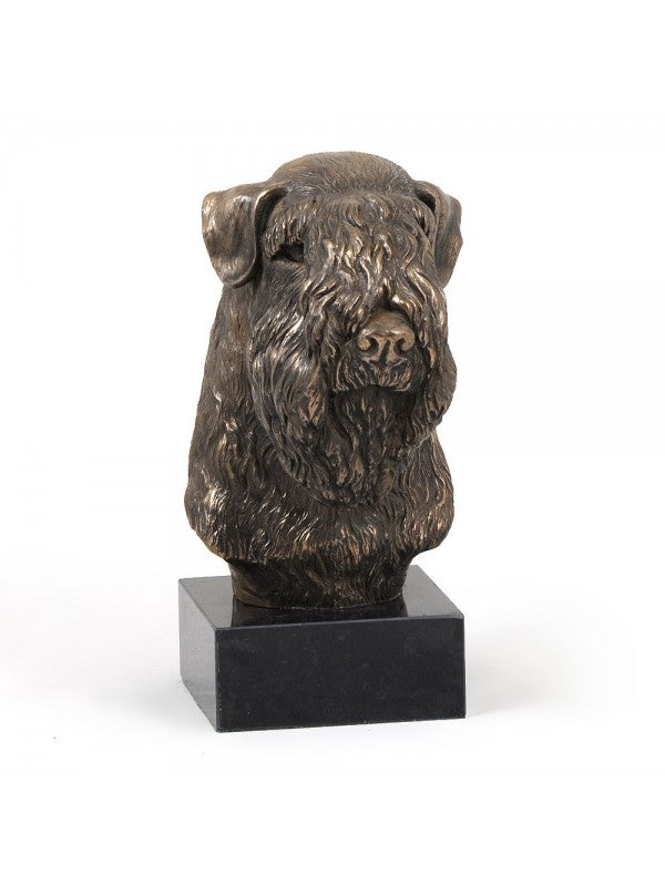 Irish softcoated wheaten terrier-figurin brons