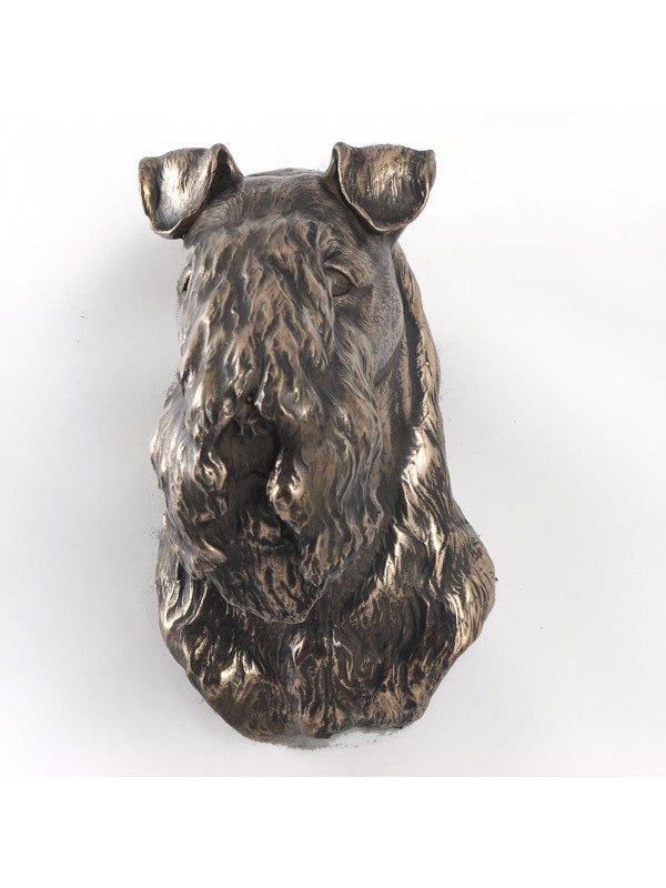 Kerry Blue Terrier-figurin brons