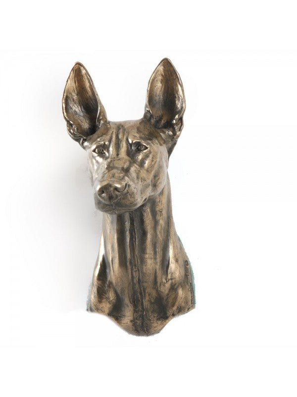 Faraohund-figurin brons