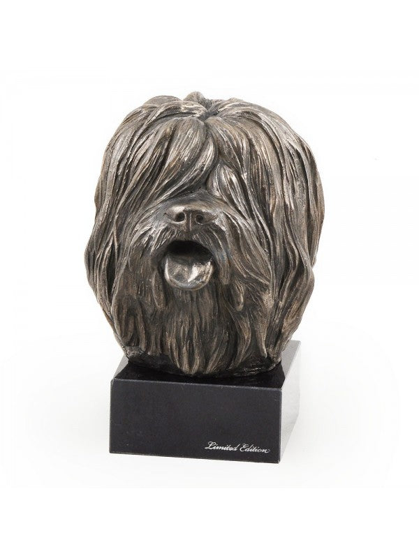 Polski owczarek nizinny-figurin brons