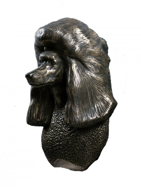Poodle-figurin brons