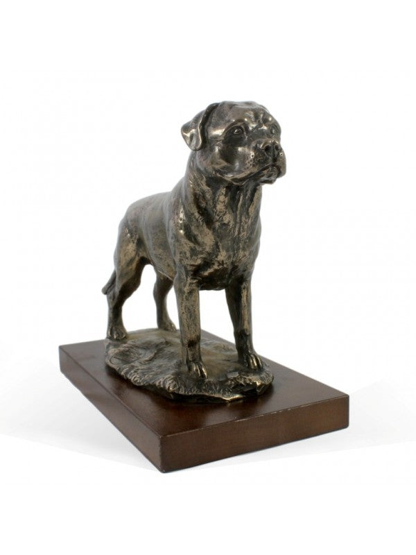 Rottweiler-statyett brons