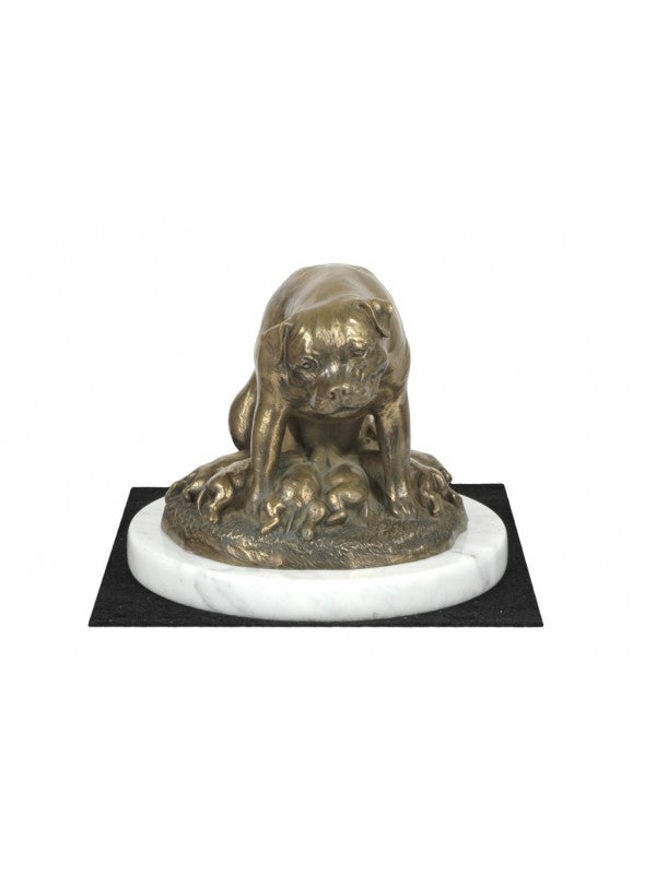 Rottweiler-statyett brons