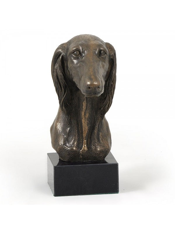 Saluki-figurin brons