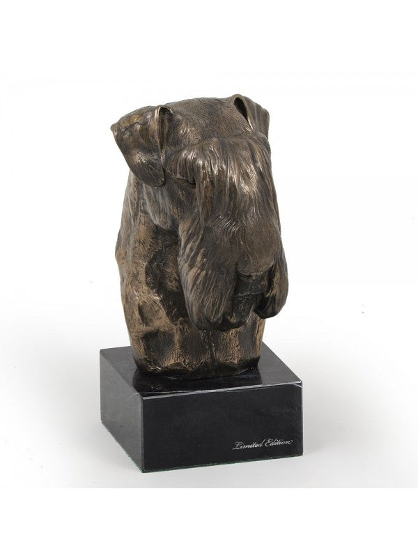 Schnauzer-figurin brons