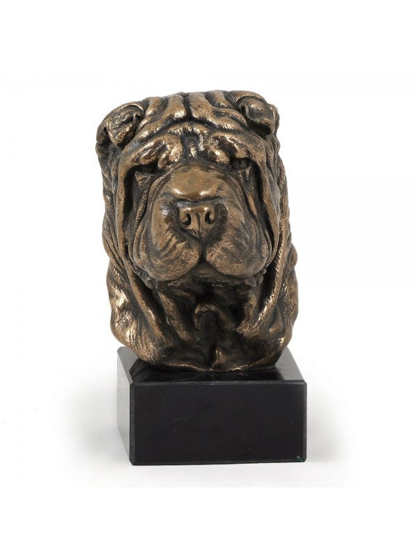 Shar pei-figurin brons