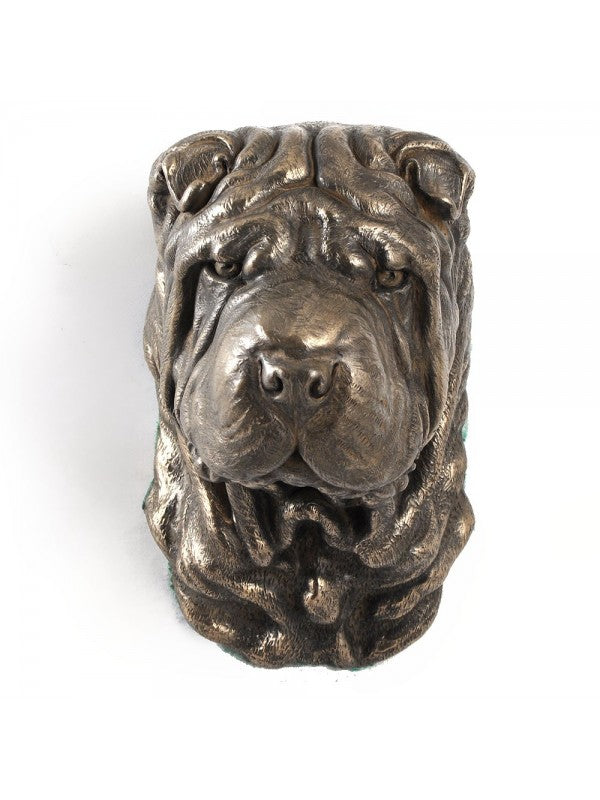 Shar pei-figurin brons